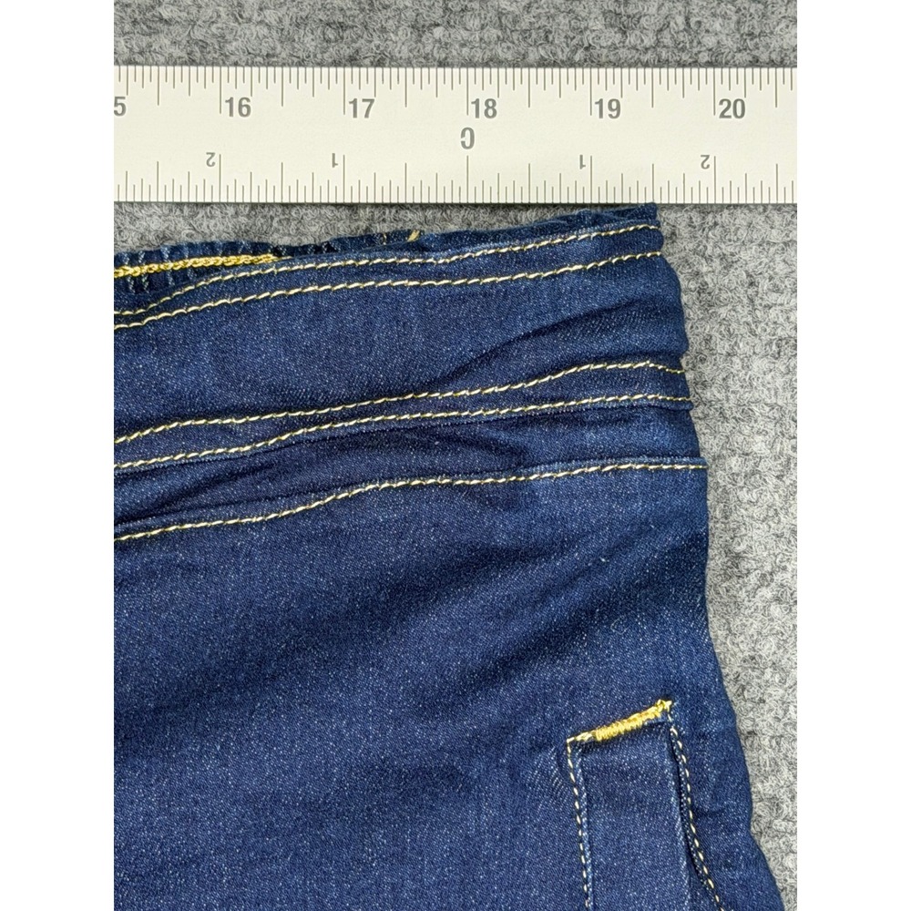 Kingz Kimonos Denim Joggers A5 Blue Jiu Jitsu Grappling Pants Contrast Stitch - Picture 7 of 7
